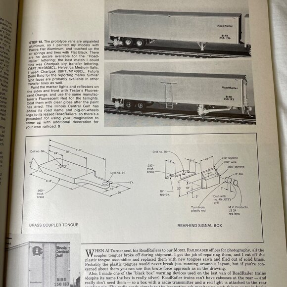 Model Railroader Magazine July 1982 Vol 49 No 87 Train Enthusiast u - Picture 9 of 12